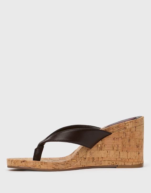 Betts - Sable 2 Thong Wedge Sandals