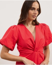 Atmos&Here - Cole Cotton Poplin Mini Dress