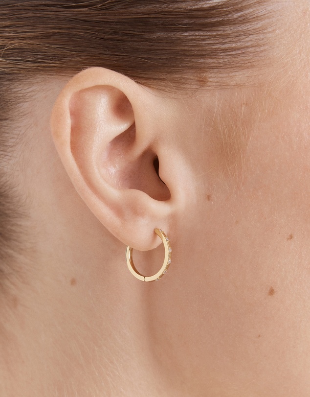 MIMCO - Vela Large Huggie Hoop Earrings