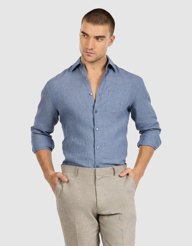 Tarocash - Hamilton Pure Linen Shirt