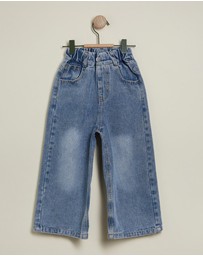KAJA Clothing - Cotton Denim Ida Pants - Kids