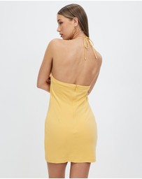 Third Form - Mode Halter Mini Dress