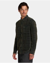 RVCA - Mens Artifice Cord Long Sleeve Shirt