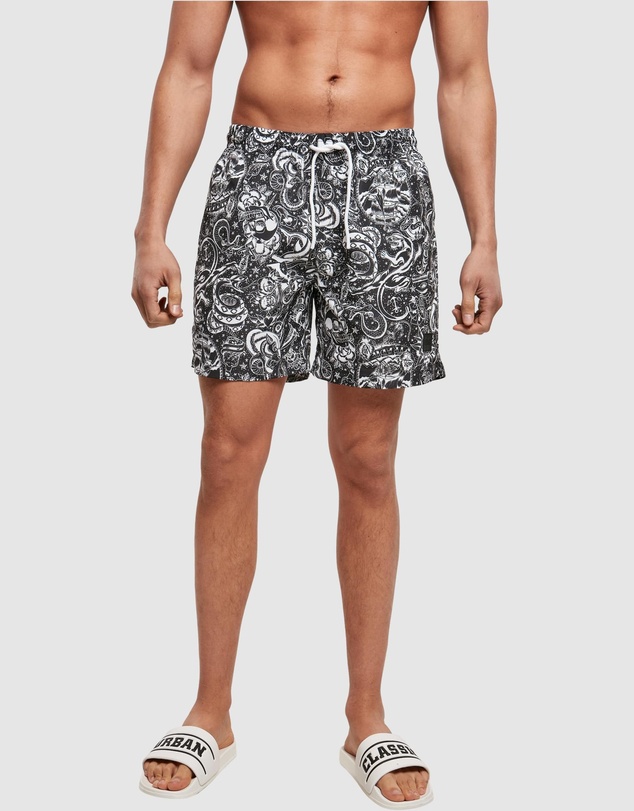 Urban Classics - Pattern Swim Shorts