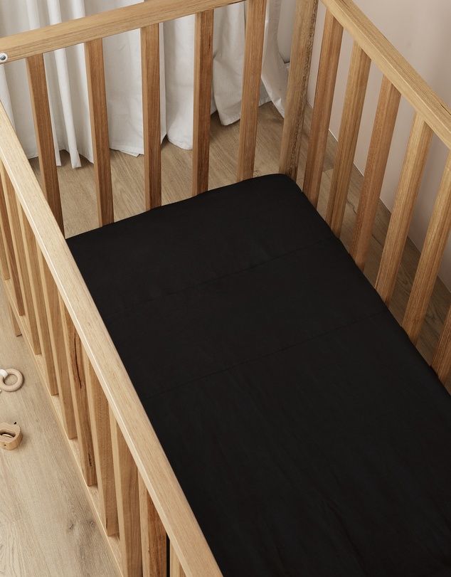 Sheet Society - Eve Linen Cot Fitted Sheet
