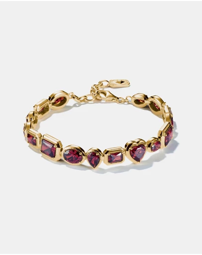 THOMAS SABO - THOMAS SABO Elyndra Bracelet with Red Zirconia