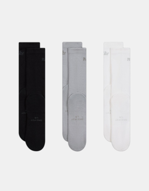 Nike - Nike Everyday Elevated Crew Socks 3-Pack
