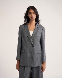 Oxford - Calliope Oversized Cinched Blazer