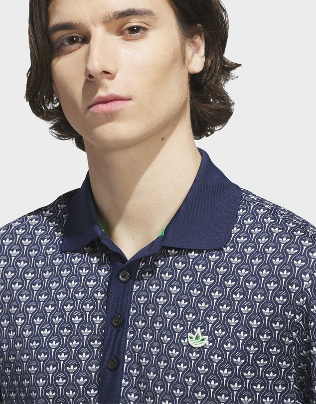 adidas Originals - Originals All Over Trefoil Polo Mens