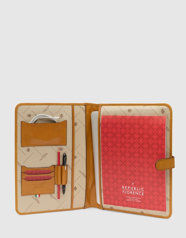 Republic of Florence - Imperial Yellow Leather Compendium