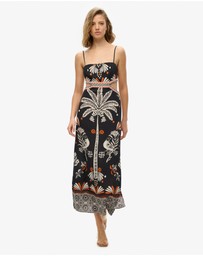 Superdry - Statement Cut-Out Maxi Slim Fit Dress