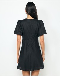 AERE - Elowen Linen Mini Dress