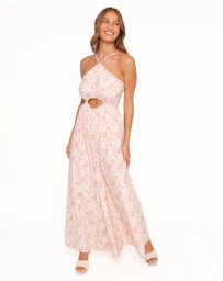Petal & Pup - Madeira Jumpsuit - Peach Ditsy Floral