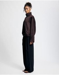 Lover - Sienna Contrast Satin Tailored Pants
