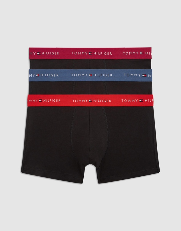 Tommy Hilfiger - 3-Pack Signature Repeat Logo Waistband Trunks