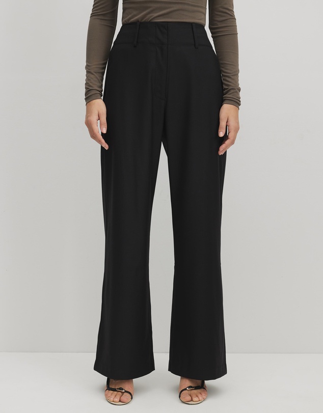 AERE - Elkie Deep Waistband Suit Pants
