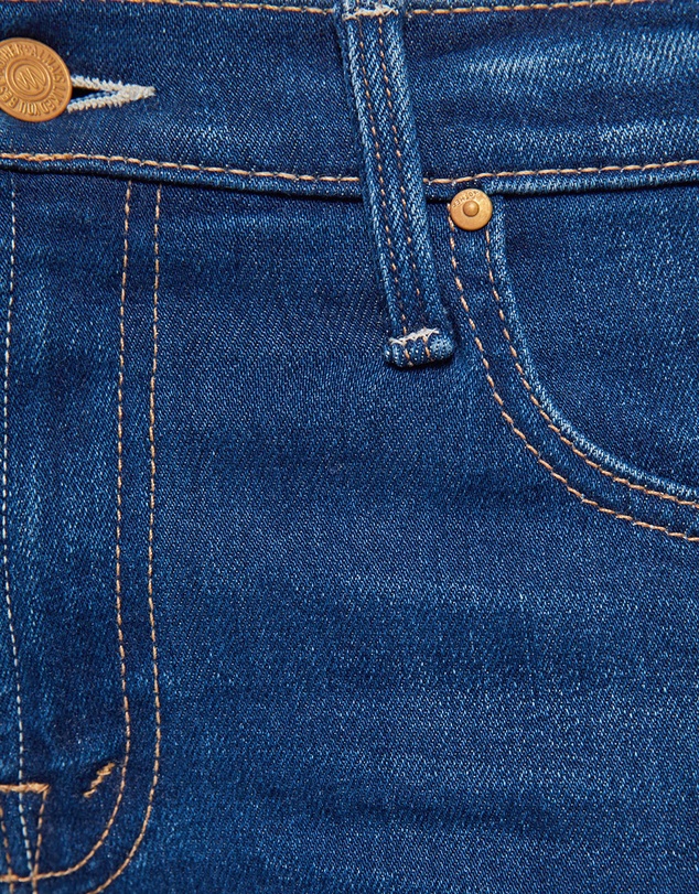 MOTHER - The Mid Rise Rambler Zip Flood Jeans