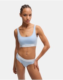 HUGO - Stretch-Cotton Logo Bralette