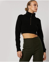 Winona - Cassidy Zip Top Black