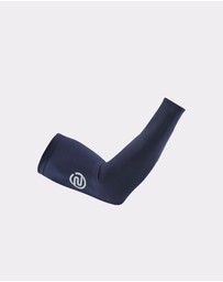 SKINS - SKINS Compression Unisex Series-1 Running/Football/Gym Arm Sleeve Navy Blue