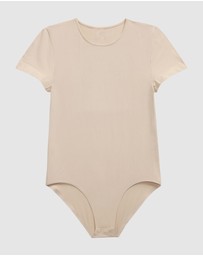 Lauren by Ralph Lauren - Luxe Smoothing Seamless Short Sleeve T-Shirt Bodysuit