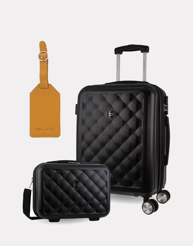 Pierre Cardin - Pierre Cardin Metro Cabin Hard Shell with Mini Beauty Case Set