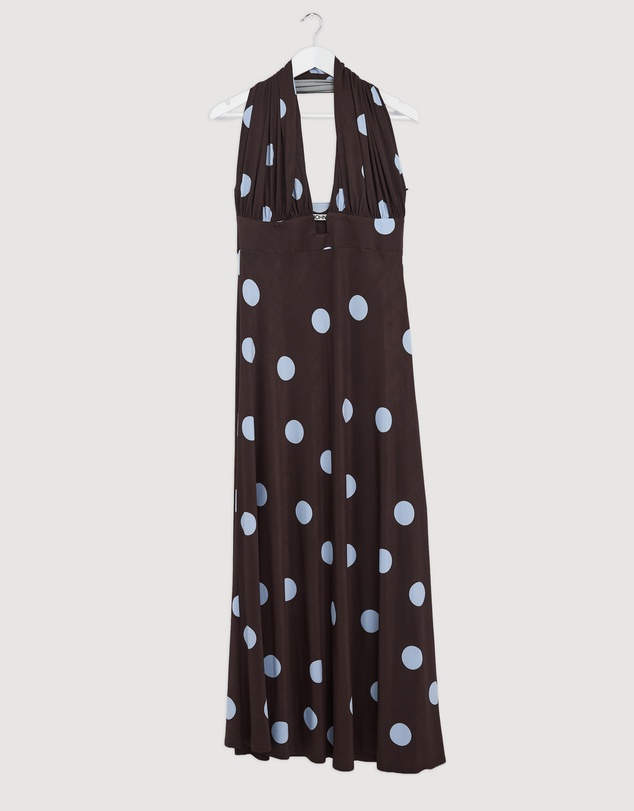 Revibe - Repaired BY JOHNNY. Paloma Polka Ankle Dress - AU 14