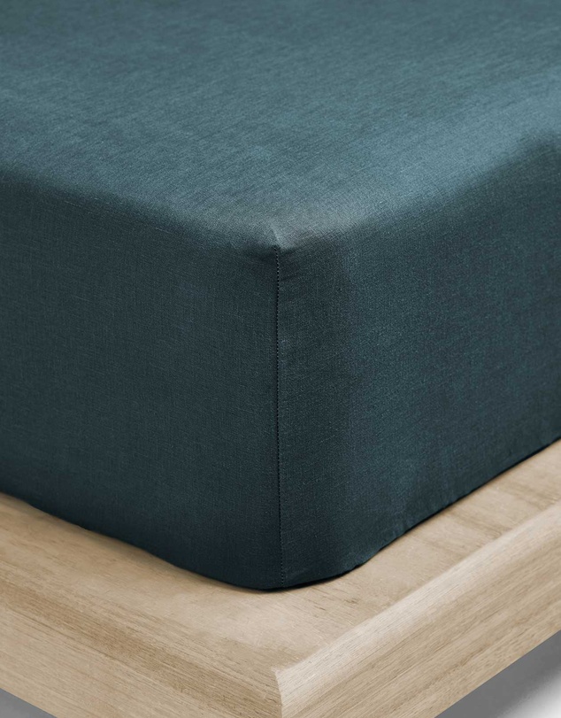 Aura Home - Emile Linen Fitted Sheet