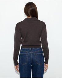 Dazie - Helen Cropped Knit Jumper