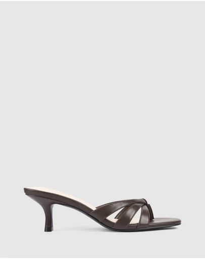 Verali - Beau Kitten Heel Thongs