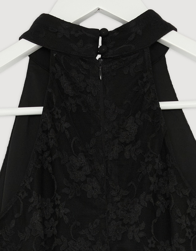 Revibe - Repaired CHANCERY Chappel Lace Mini Dress - AU 10