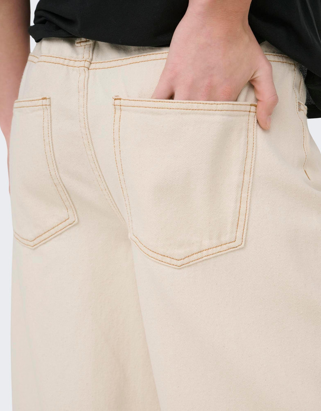 ONLY - Frankie High Waist Cropped Barrel Fit Jeans