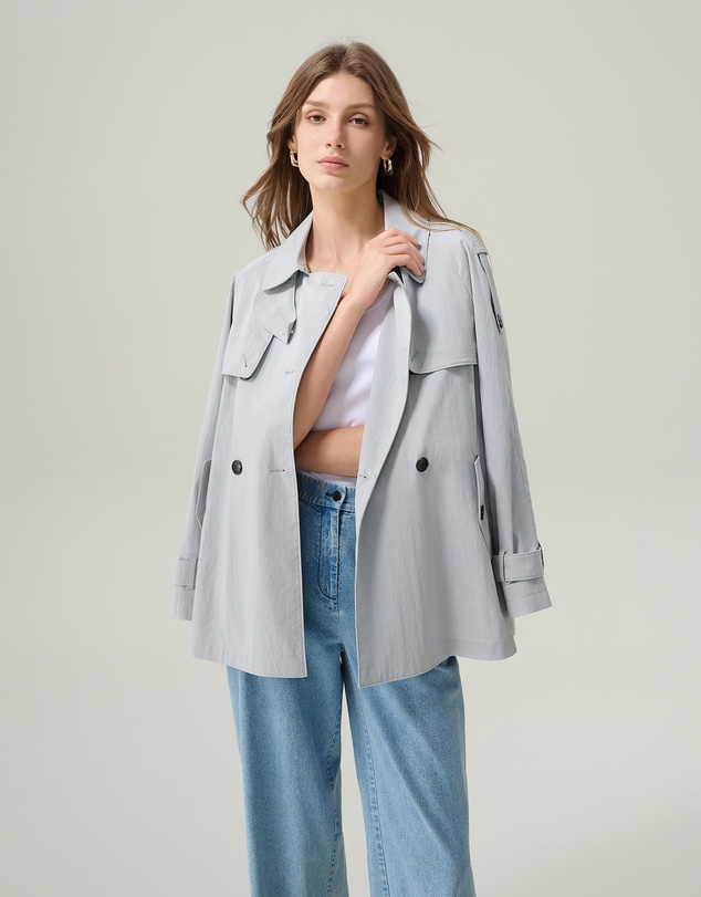 IDA+S - Samantha Short Trench Coat