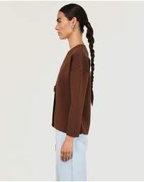 Staple the Label - Delphine Sculpted Cardigan
