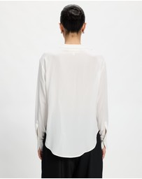 Lindsay Nicholas New York - Tuxedo Blouse