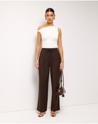 AERE - Bailey Tie Front Pants