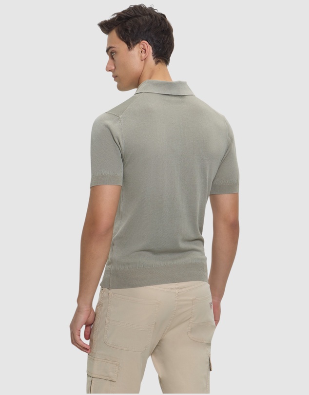 GUESS - Cree Knitted Polo Sweater Shirt