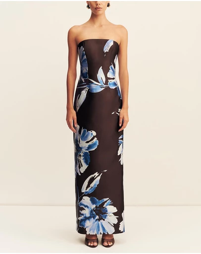 Shona Joy - Elsa Panelled Strapless Maxi Dress