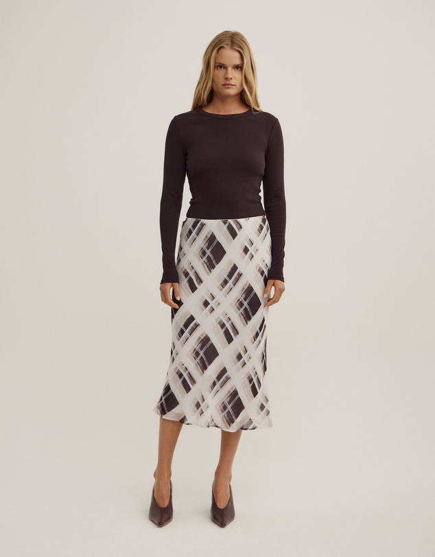 Witchery - Check Midi Skirt