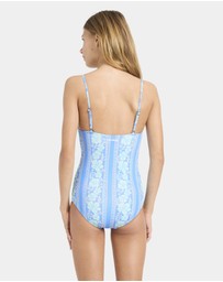 Billabong - Girls 6 to 14 Happy Hibiscus One Piece Swimsuit