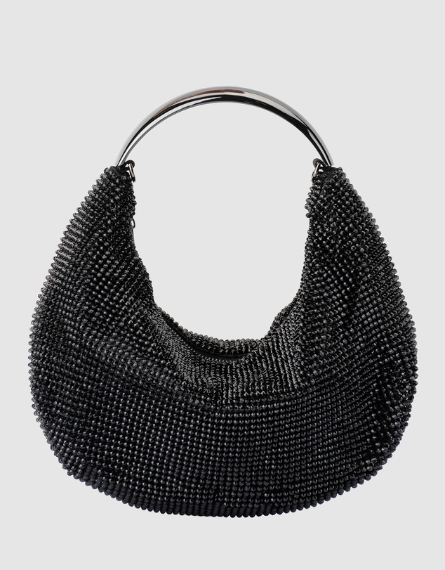 Olga Berg - Pixie Crystal Mesh Bag