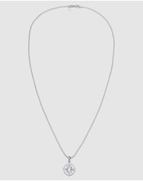 Kuzzoi - ICONIC EXCLUSIVE - Necklace Compass Ball Chain in 925 Sterling Silver