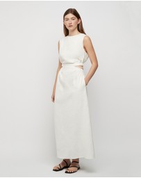 FRIEND of AUDREY - The Linen Waist Tie Dress