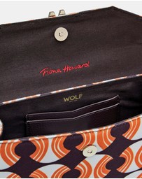 Wolf - Wolf Evie Collection Large Bag with Echo Tang Print