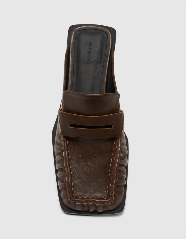 Nakedvice - The Dustin Vintage Brown Loafer