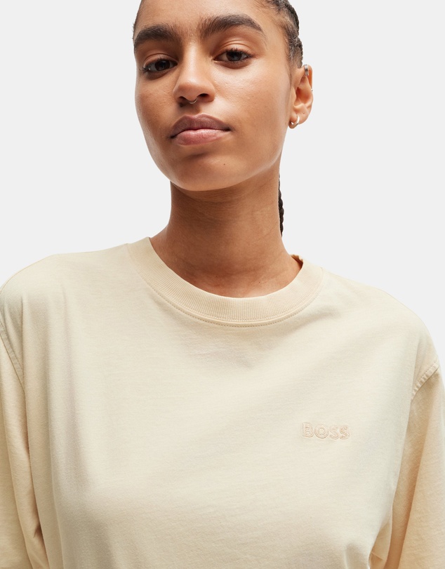 BOSS - Embroidered Logo Cotton T-Shirt