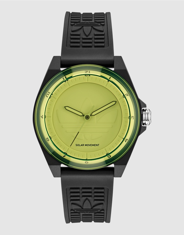 adidas Originals - Project Four Solar Yellow Black Resin Watch