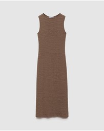 M.N.G - Fitted Textured Dress
