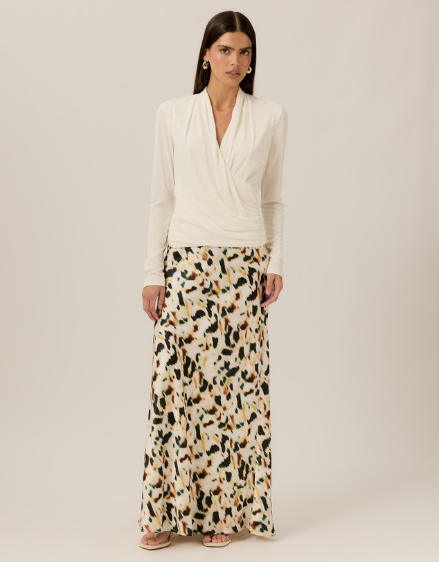 Tussah - Poppy Draped Jersey Top