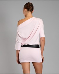 Love and Nostalgia - Gabby Ballet Tee Dress - Baby Pink